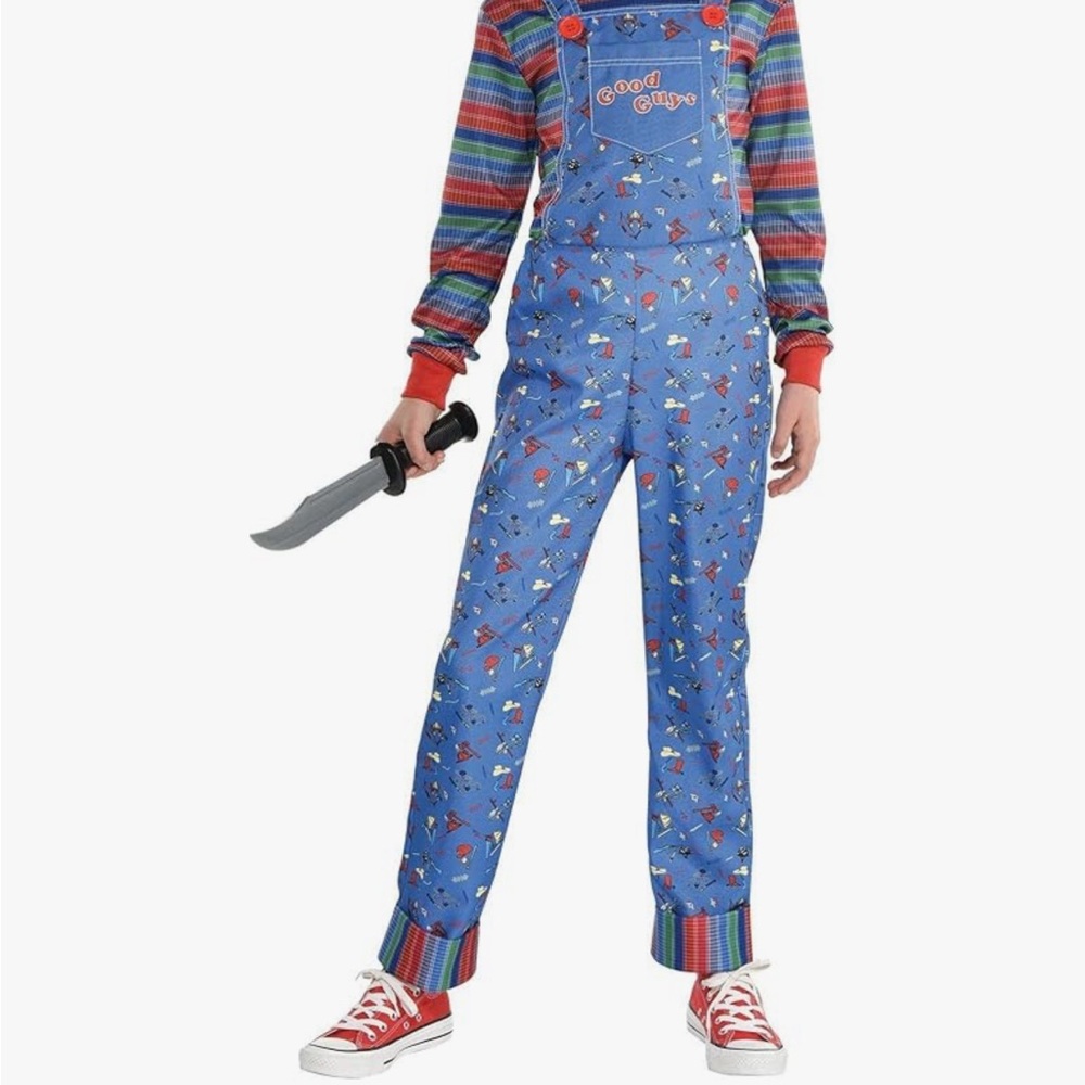Chucky Halloween Costume Jumpsuit Sz 8-10